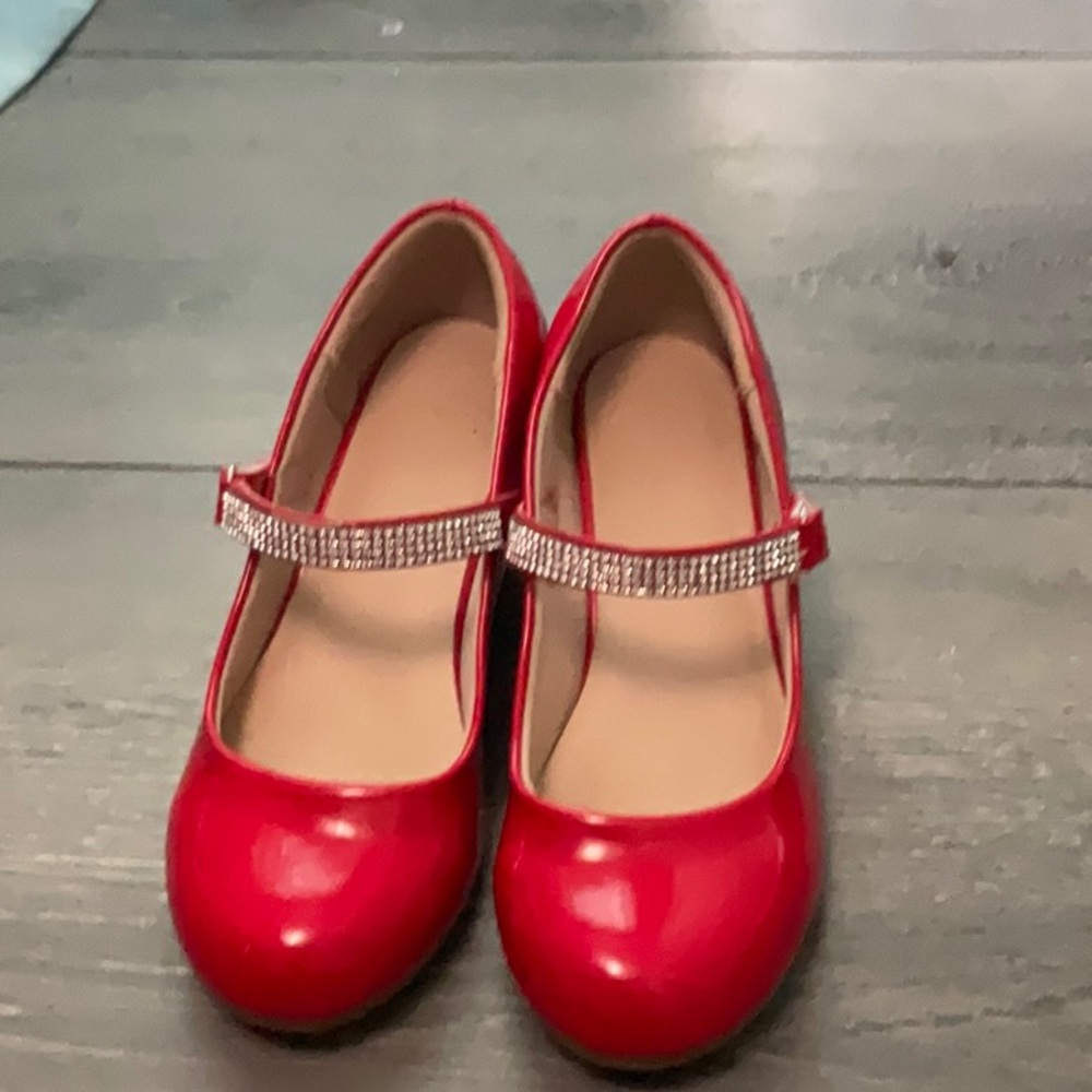 Red heels for girl or boys
